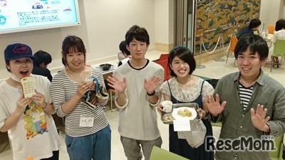 試食会でのようす　花園大学