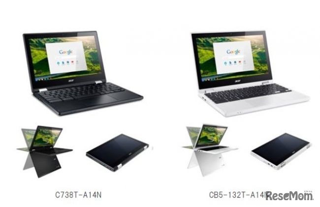 日本エイサー　「C738T-A14N」と「CB5-132T-A14N」