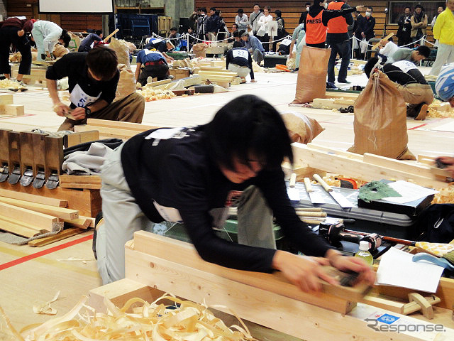 技能五輪全国大会（10月21～24日）　「建築大工」競技