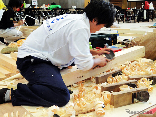 技能五輪全国大会（10月21～24日）　「建築大工」競技