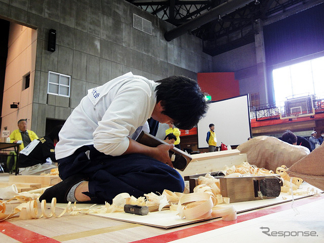 技能五輪全国大会（10月21～24日）　「建築大工」競技