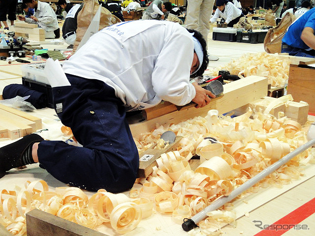 技能五輪全国大会（10月21～24日）　「建築大工」競技