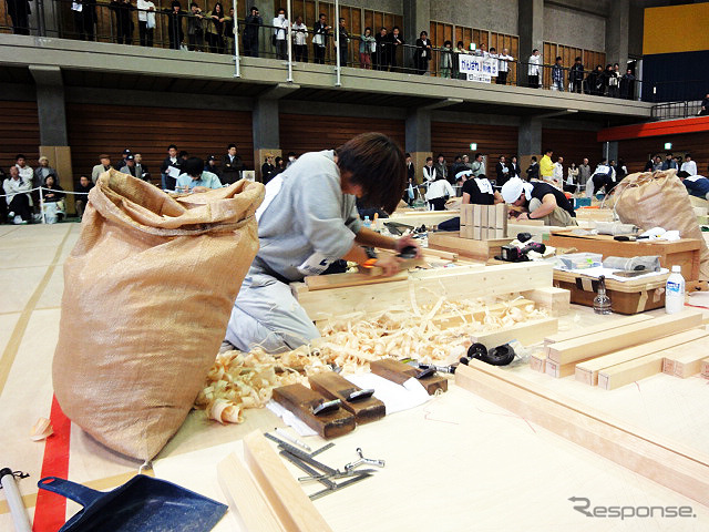 技能五輪全国大会（10月21～24日）　「建築大工」競技