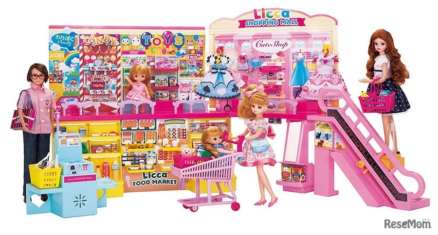 リカちゃん セルフレジでピッ！おおきなショッピングモール（タカラトミー）