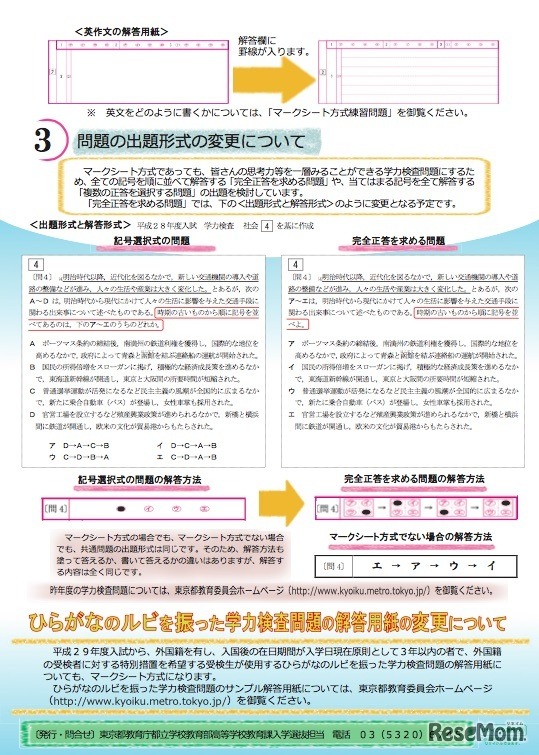 配布されたリーフレット2