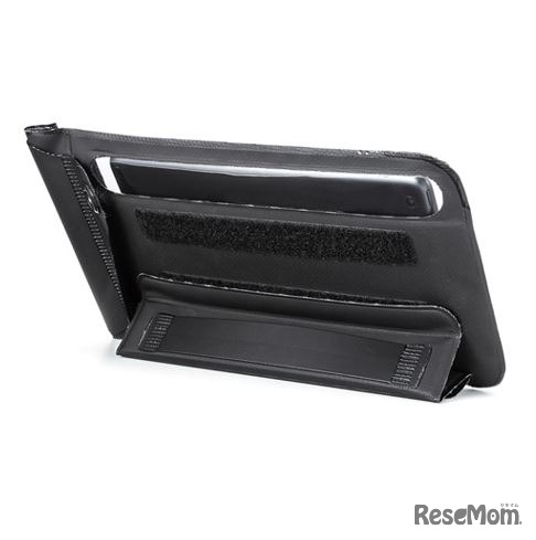 PDA-TABWPST8タブレット防水防塵ケース（スタンド付き・ショルダーベルト付き・8インチ・ブラック）