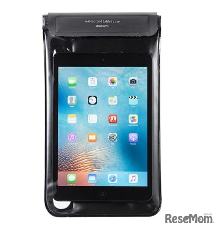 PDA-TABWPST8タブレット防水防塵ケース（スタンド付き・ショルダーベルト付き・8インチ・ブラック）