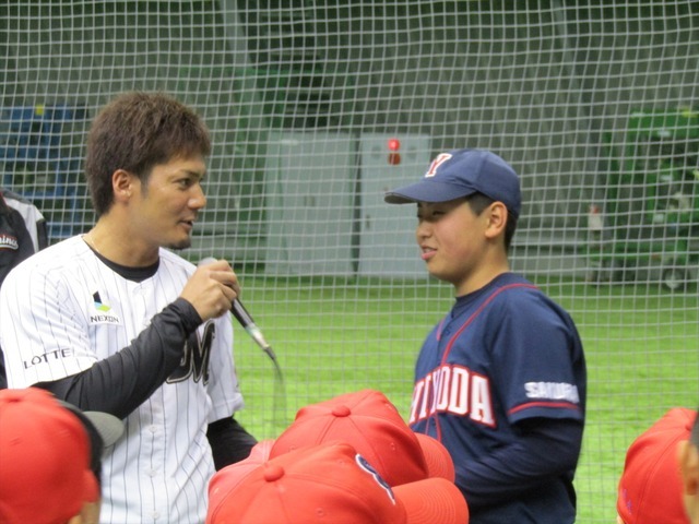 ネクソン×千葉ロッテ野球教室（2016年12月4日）