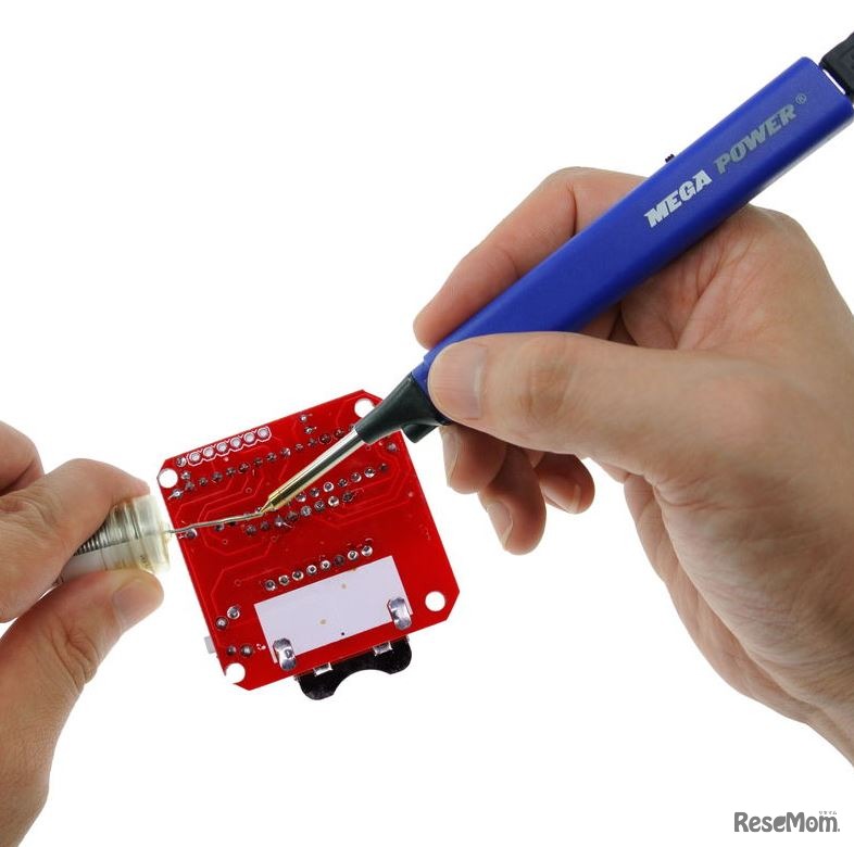 DIYデジタル腕時計キット作業工程