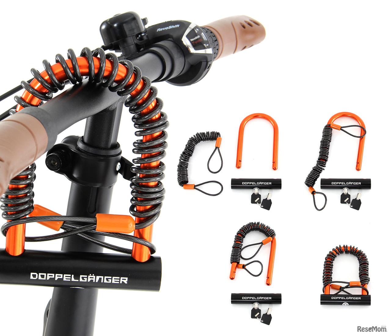 ワイヤーにシャックルを通して合体させれば、煩わしいワイヤーの持ち運びが不要