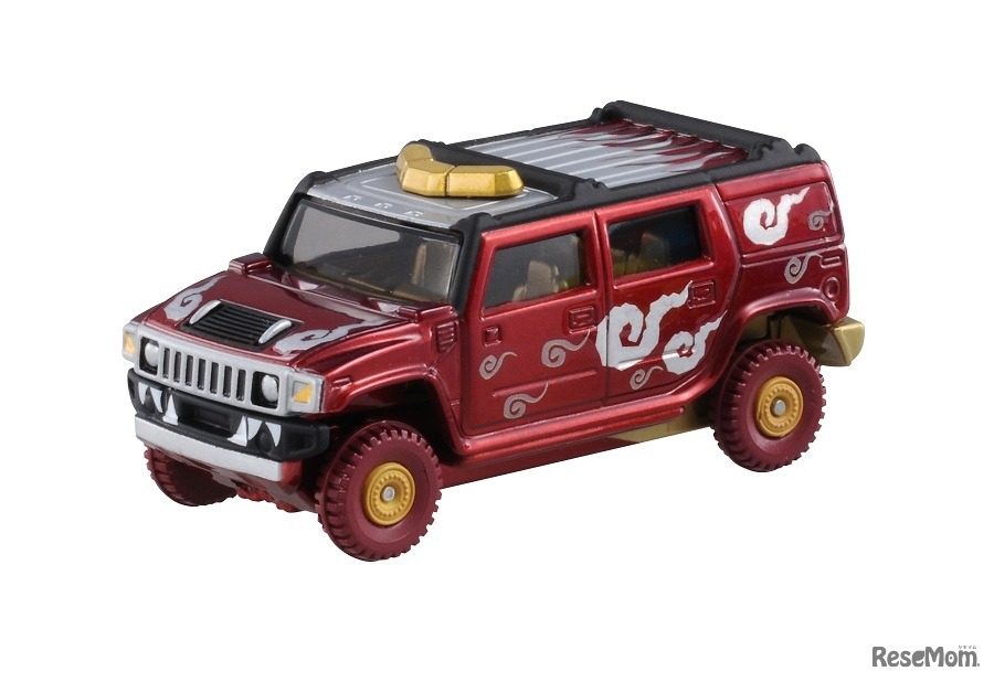 トミカむかしばなし「鬼（ハマーH2）」　(c) TOMY