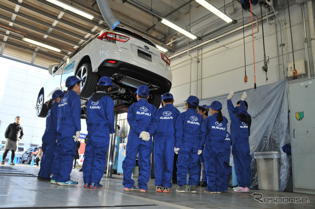 スバルのちびっこメカニック…未来のクルマ好きを作るアクティブライフスクエア