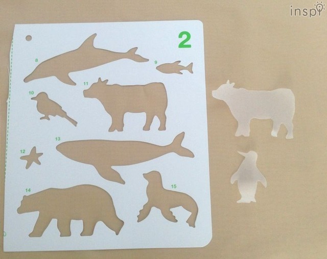 テンプレートを使って作った形