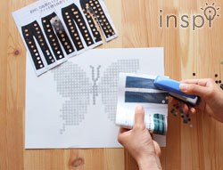 穴あけパンチとチラシで昆虫採集 by 大図まこと