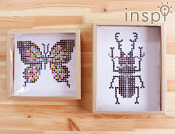 穴あけパンチとチラシで昆虫採集 by 大図まこと