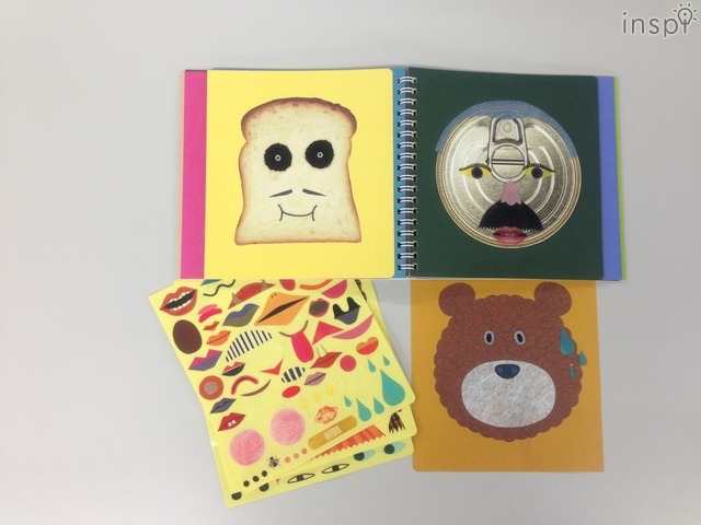 創造性広がるアートなふくわらい！ 大人気のシール絵本「かおノート」の一味違う使い方