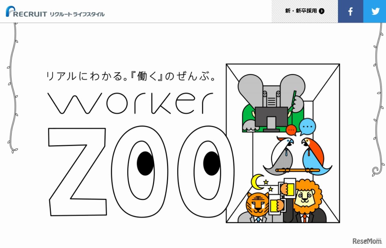 リクルートライフスタイル　WORKER ZOO