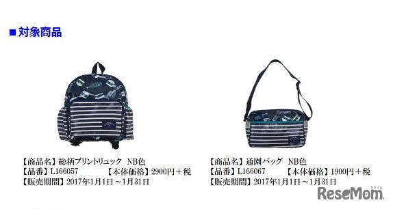 リコール対象商品　F・O・インターナショナル