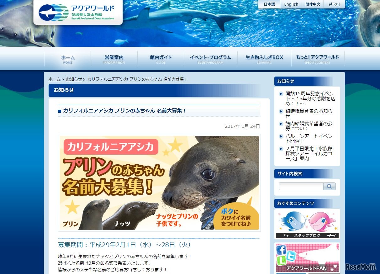 アクアワールド茨城県大洗水族館