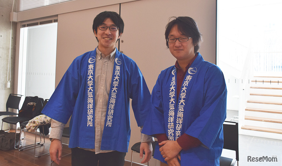 「第5回さいえんす寿司BAR」東京大学大気海洋研究所の学生が出迎え