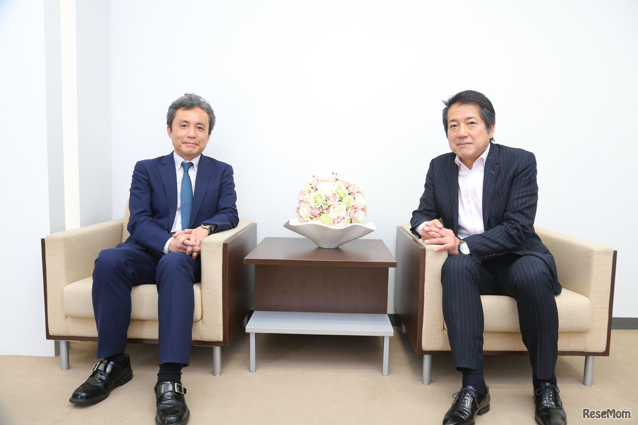 松永義昭氏（左）と村上和彰氏（右）