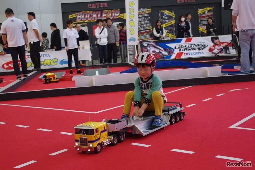 こどもモーターショー：乗用トレーラー体験[タミヤ]