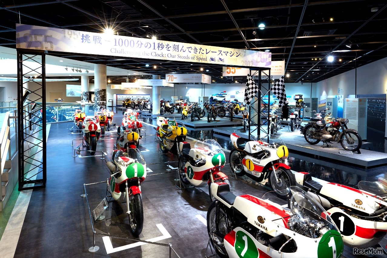 ヤマハ発動機コミュニケーションプラザ：2階展示（歴史コーナー）