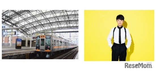 （左）甲子園駅／（右）星野源