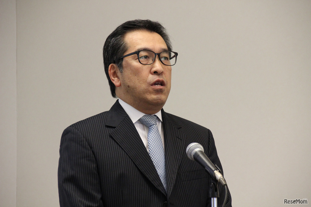 ベネッセ教育総合研究所 所長 谷山和成氏（写真）　ベネッセ教育総合研究所について冒頭、説明があった