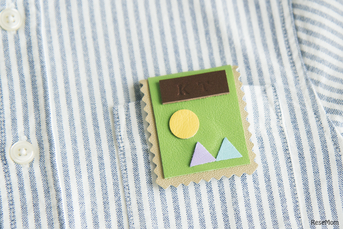 土屋鞄「革のマグネットバッジをつくろう！」：完成イメージ