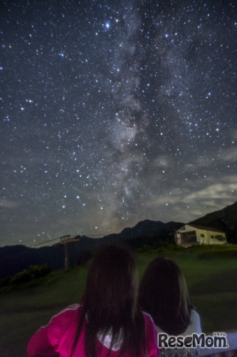 「天空の天体ショー」と「流星群観察会」を開催