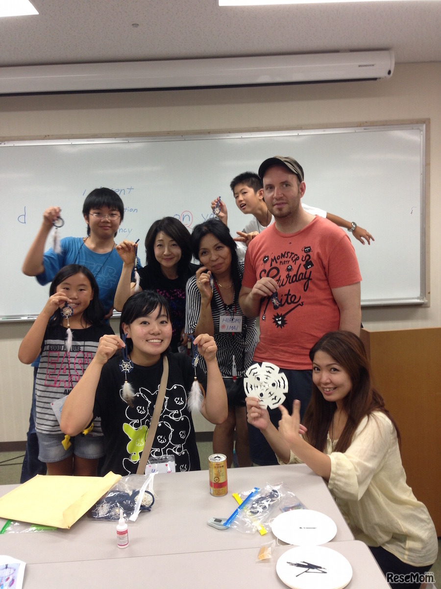 えいご村キャンプ開催時のようす