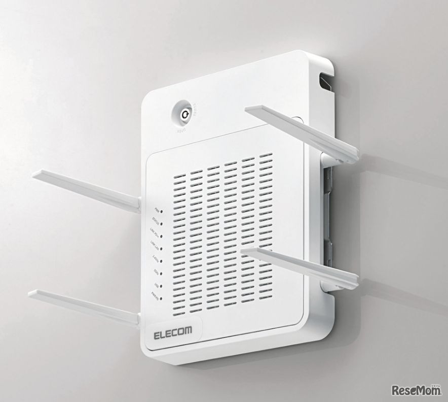 セキュリティーカバーを取り付けた状態での壁面設置例