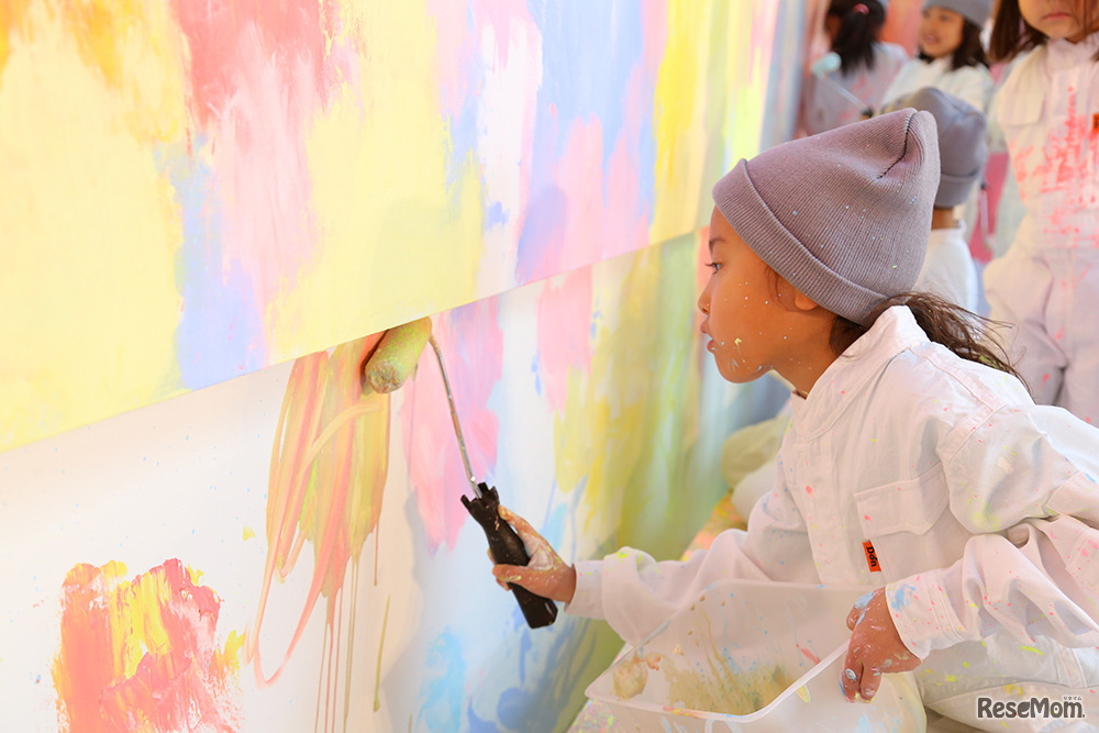 花王「よごそうデー」ワークショップのようす