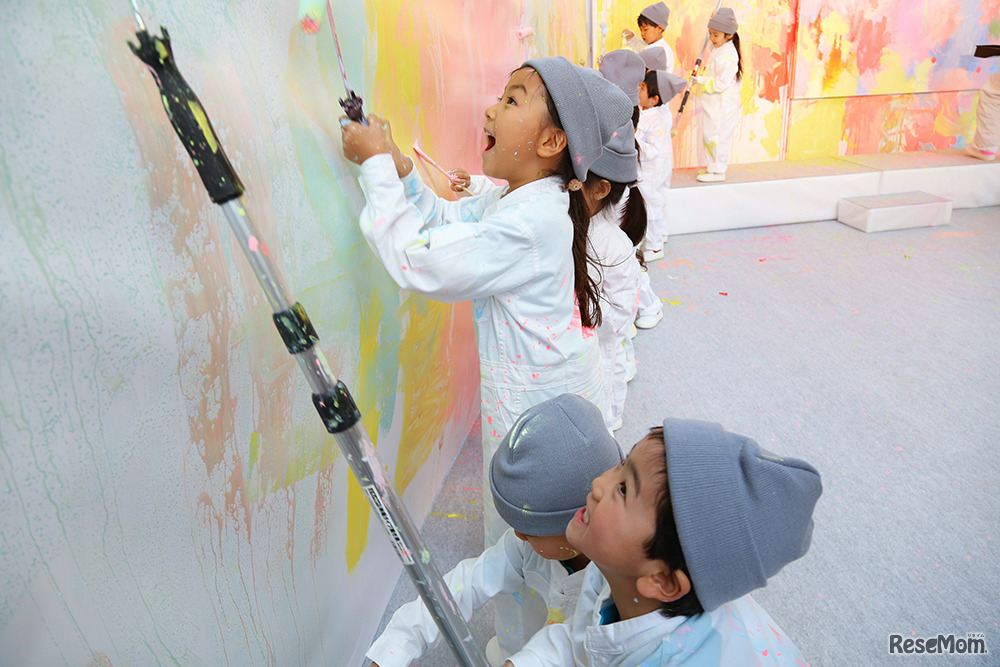花王「よごそうデー」ワークショップのようす