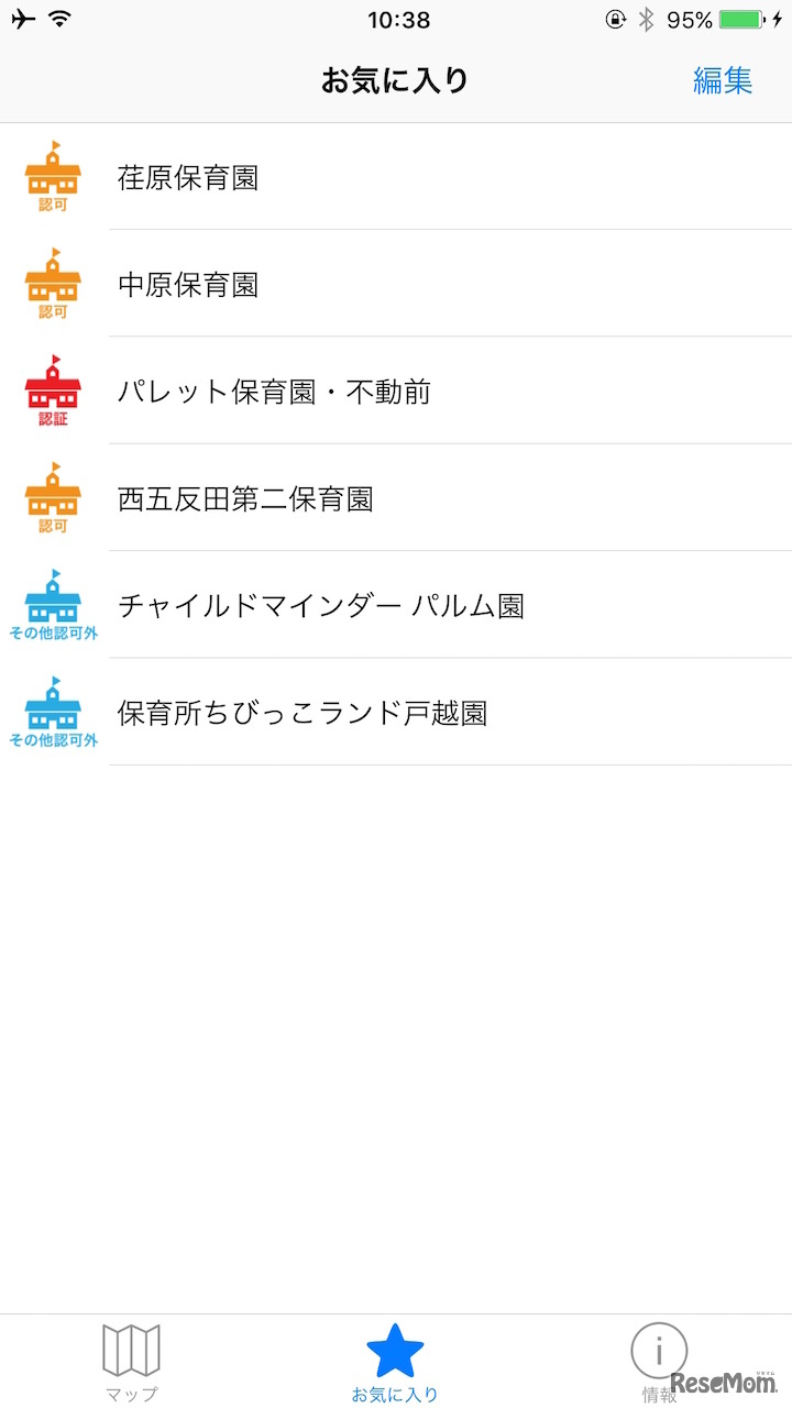 お気に入り登録機能