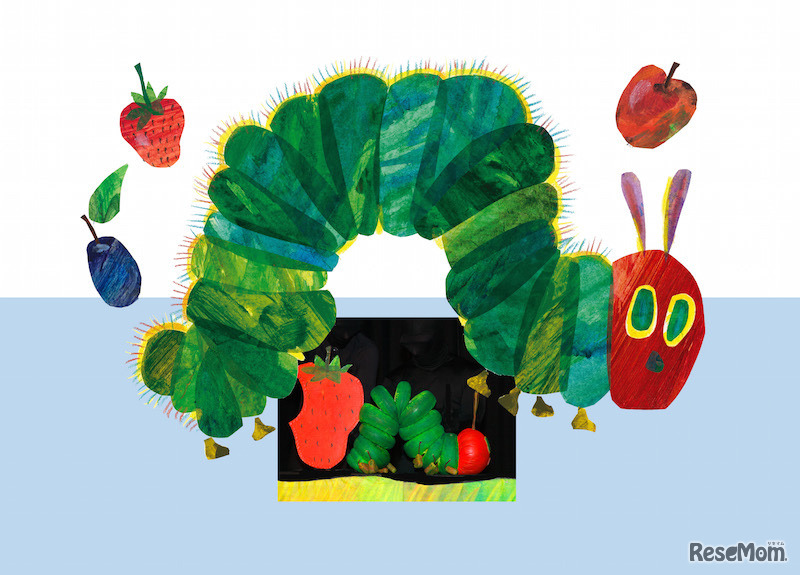 ブラックライトシアター 大型人形劇 エリック・カールの「はらぺこあおむし」「ごちゃまぜカメレオン」「ちいさなくも」　(c) Eric Carle　(c) Margo Ellen Gesser