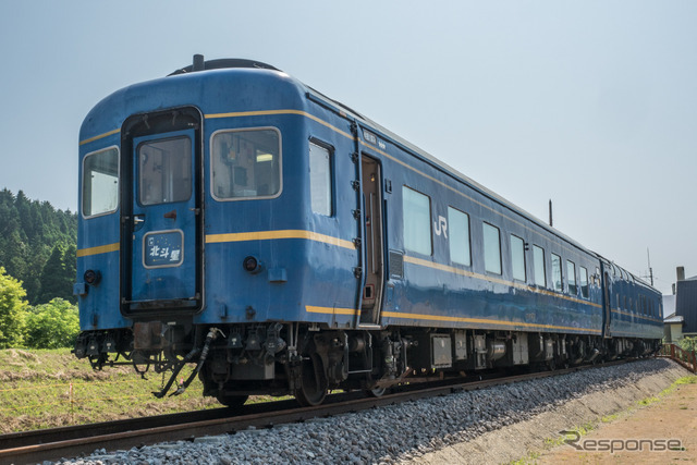 北海道北斗市で昨年8月から車内公開が始まった2両の元『北斗星』用客車。今シーズンは北斗星広場が整備されることになっており、さらなる賑わいを見せるかもしれない。