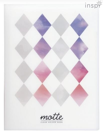 クリヤーホルダーブック＜MOTTE＞限定柄（スクエア）