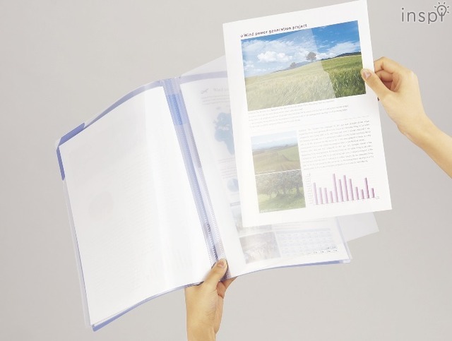 クリヤーホルダーブックの使用例