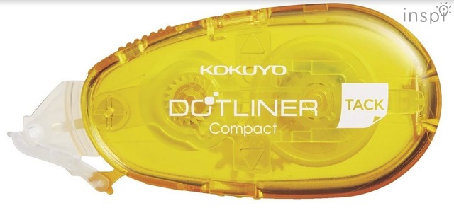 ドットライナーコンパクト＜貼ってはがせる＞黄色