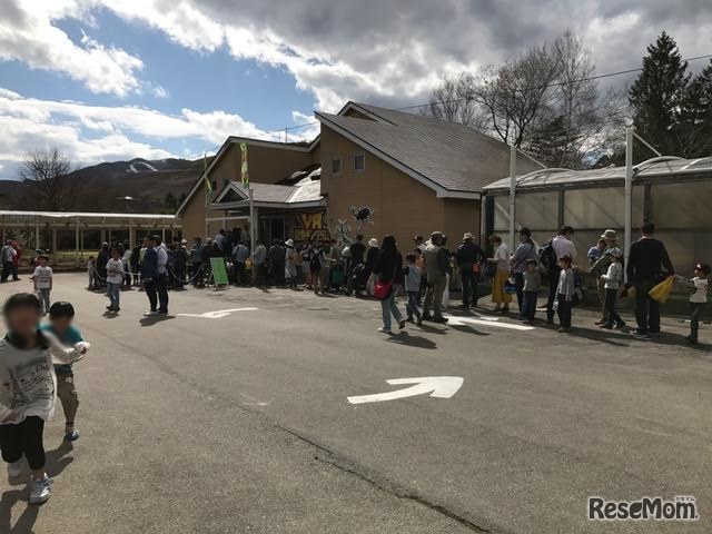 ゴールデンウィークには多くの家族連れで賑わった