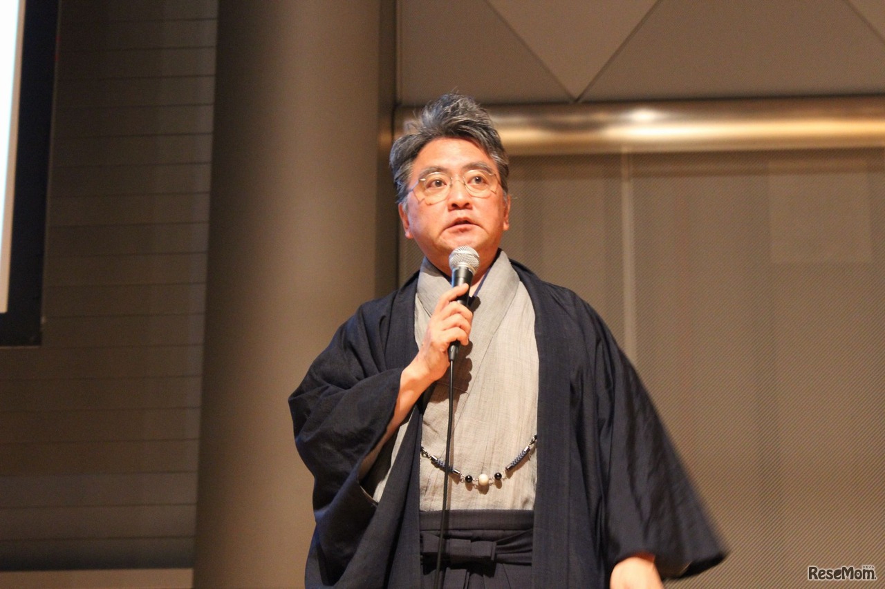 第8回　教育ITソリューションEXPOで行われた「学びNEXT」特別講演に登壇した慶應義塾大学大学院メディアデザイン研究科の中村伊知哉教授