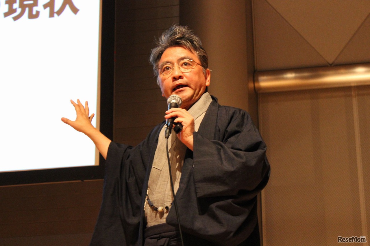 第8回　教育ITソリューションEXPOで行われた「学びNEXT」特別講演に登壇した慶應義塾大学大学院メディアデザイン研究科の中村伊知哉教授