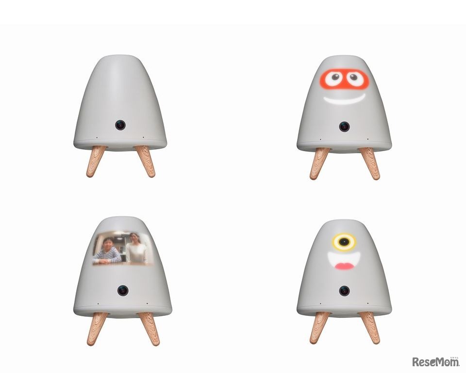 「petoco」商品イメージ　顔やモニターモードなど、表情豊か