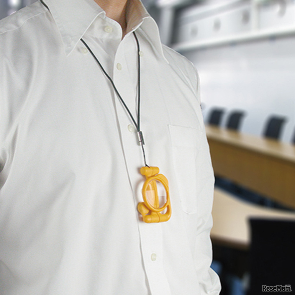 持ち運び用ルーペとして使用