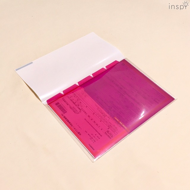 5インデックスホルダーをホルダーバッグに入れます