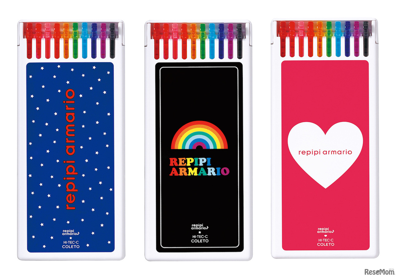 専用ケース入りレフィル10色セット 計3柄