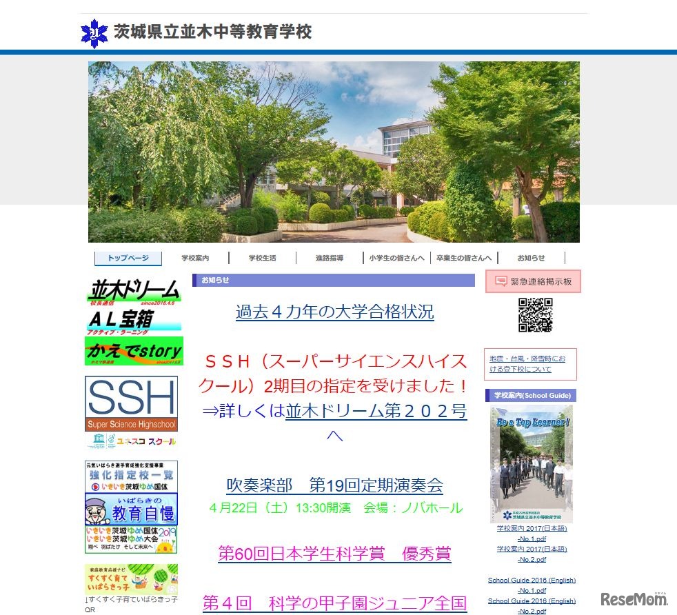 並木中等教育学校