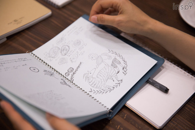 平澤まりこさんのスケッチ